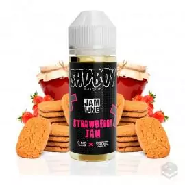 STRAWBERRY JAM COOKIE SADBOY E-LIQUIDS TPD 100ML 0MG VAPE