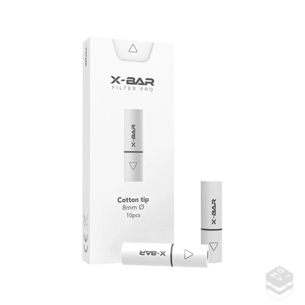 PACK 10 FILTERS X-BAR FILTER PRO VAPE