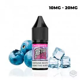 NIC SALTS JUICE SAUZ SWEET BLUEBERRY ICE DRIFTER BAR 10ML VAPE