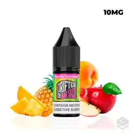 NIC SALTS JUICE SAUZ PINEAPPLE PEACH MANGO DRIFTER BAR 10ML VAPE