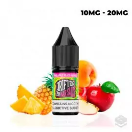 NIC SALTS JUICE SAUZ PINEAPPLE PEACH MANGO DRIFTER BAR 10ML VAPE