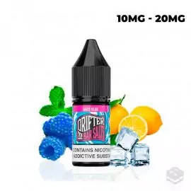 NIC SALTS JUICE SAUZ BLUE RAZZ LEMONADE ICE DRIFTER BAR 10ML VAPE