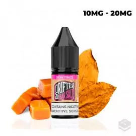 NIC SALTS JUICE SAUZ CREAM TOBACCO DRIFTER BAR 10ML VAPE