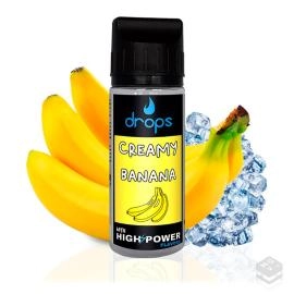 CREAMY BANANA DROPS ELIQUIDS TPD 100ML 0MG VAPE