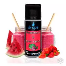 WATERMELON & SOFT FRUITS DROPS ELIQUIDS TPD 100ML 0MG