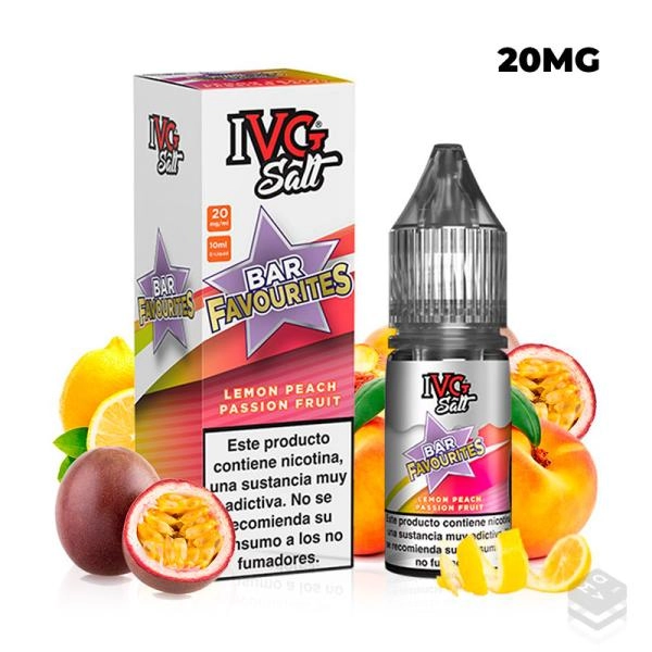 LEMON PEACH PASSION FRUIT IVG JUICY SALT 10ML