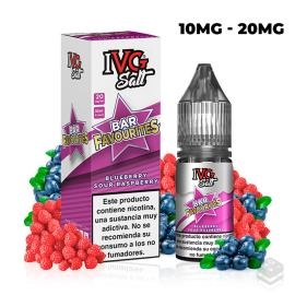 BLUEBERRY SOUR RASPBERRY IVG JUICY SALT 10ML VAPE