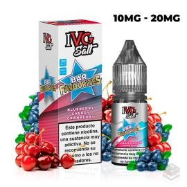 BLUEBERRY CHERRY CRANBERRY IVG JUICY SALT 10ML VAPE