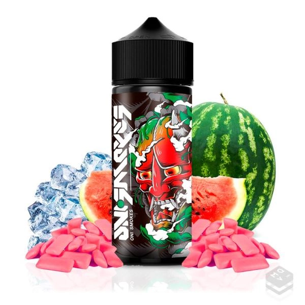 ELIQUID BUBBLEGUM FIVE WATERMELON ONI SMOKES 100ML VAPE