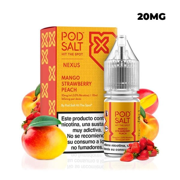 MANGO STRAWBERRY PEACH NEXUS NIC SALT VAPE