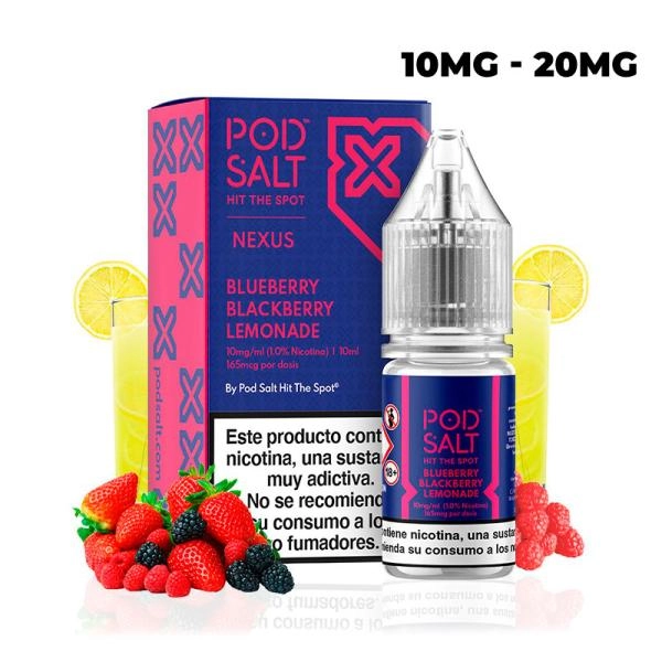 BLUEBERRY BLACKBERRY LEMONADE NEXUS NIC SALT VAPE