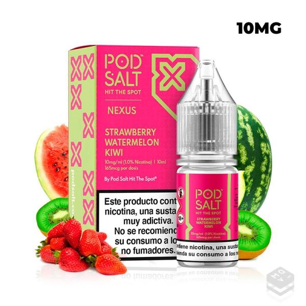 STRAWBERRY WATERMELON KIWI NEXUS NIC SALT VAPE