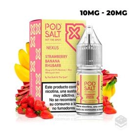 STRAWBERRY BANANA RHUBARB NEXUS NIC SALT VAPE