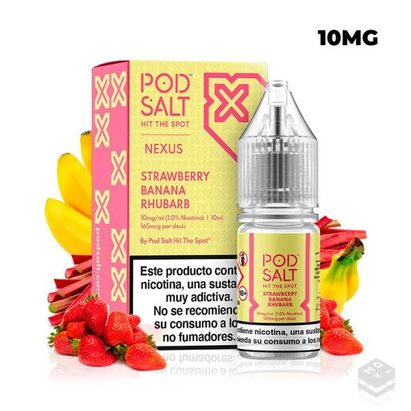 STRAWBERRY BANANA RHUBARB NEXUS NIC SALT VAPE