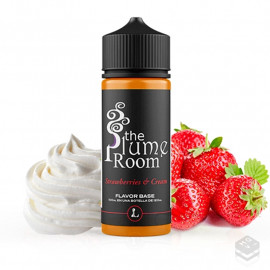THE PLUME ROOM STRAWBERRIES AND CREAM FIVE PAWNS LEGACY 100ML VAPE