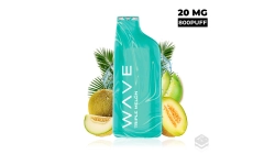 DISPOSABLE POD BUD VAPE WAVE 800 TRIPLE MELON 20MG