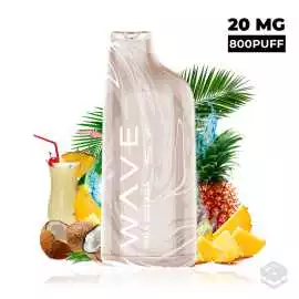 DISPOSABLE POD BUD VAPE WAVE 800 PIÑA COLADA 20MG