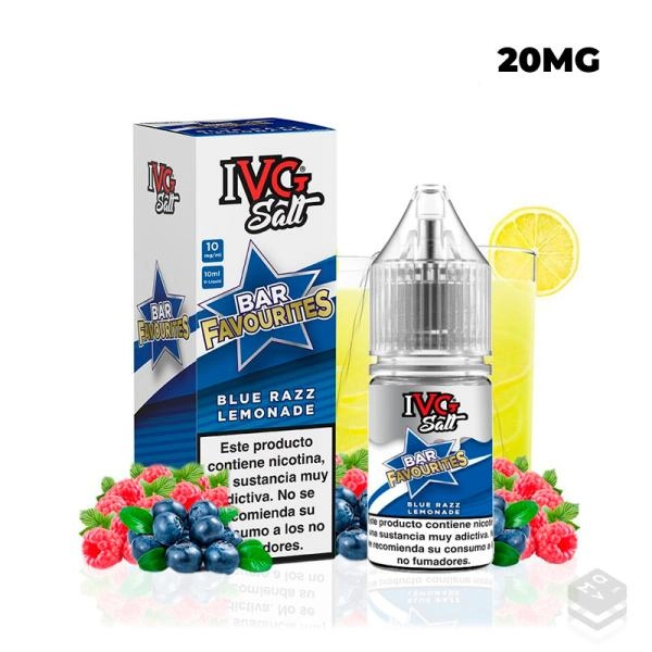 BLUE RAZZ LEMONADE IVG JUICY SALT 10ML VAPE