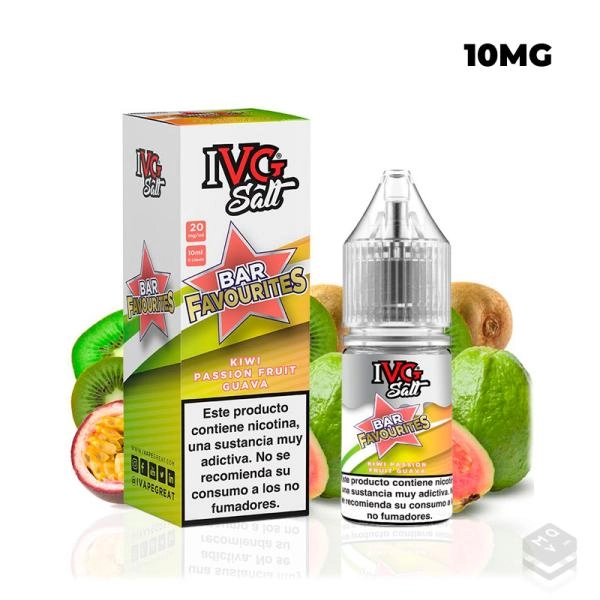 KIWI PASSIONFRUIT GUAVA IVG JUICY SALT 10ML VAPE