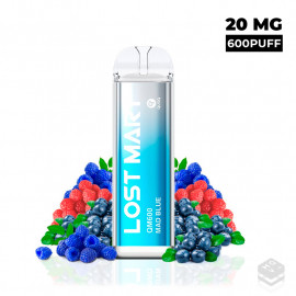 DISPOSABLE VAPE LOST MARY CRYSTAL MAD BLUE QM600 20MG