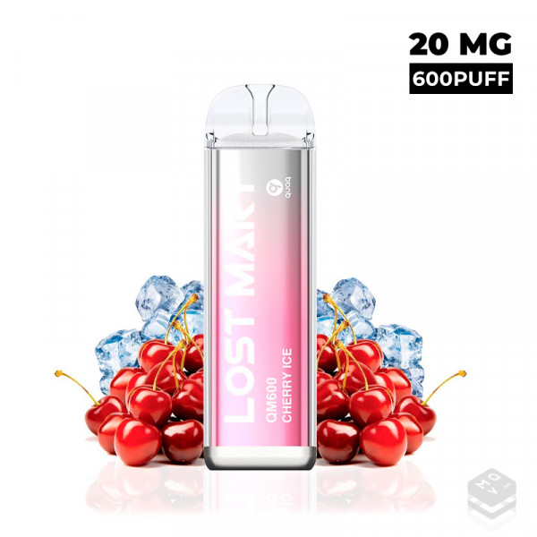 VAPER DESECHABLE LOST MARY CRYSTAL CHERRY ICE QM600 20MG