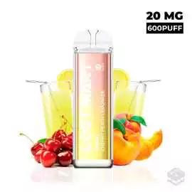 DISPOSABLE VAPE LOST MARY CRYSTAL CHERRY PEACH LEMONADE QM600 20MG