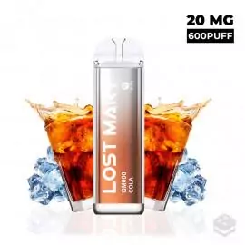 VAPER DESECHABLE LOST MARY CRYSTAL COLA QM600 20MG