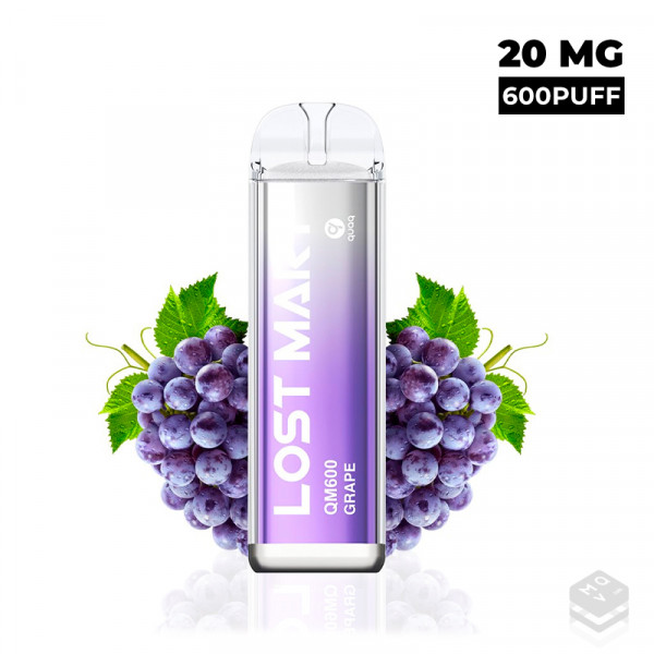 VAPER DESECHABLE LOST MARY CRYSTAL GRAPE QM600 20MG