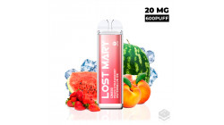 VAPER DESECHABLE LOST MARY CRYSTAL PEACH STRAWBERRY WATERMELON ICE QM600 20MG