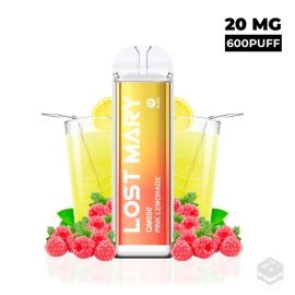 DISPOSABLE VAPE LOST MARY CRYSTAL PINK LEMONADE QM600 20MG