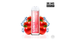 VAPER DESECHABLE LOST MARY CRYSTAL RED APPLE ICE QM600 20MG