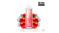 VAPER DESECHABLE LOST MARY CRYSTAL RED APPLE ICE QM600 20MG