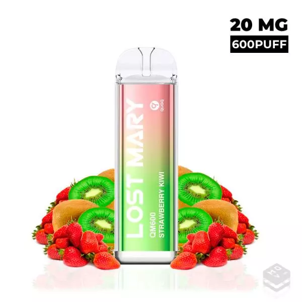 VAPER DESECHABLE LOST MARY CRYSTAL STRAWBERRY KIWI QM600 20MG