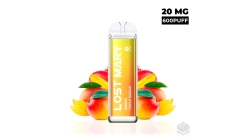 DISPOSABLE VAPE LOST MARY CRYSTAL TRIPLE MANGO QM600 20MG