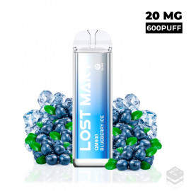 DISPOSABLE VAPE LOST MARY CRYSTAL BLUEBERRY ICE QM600 20MG