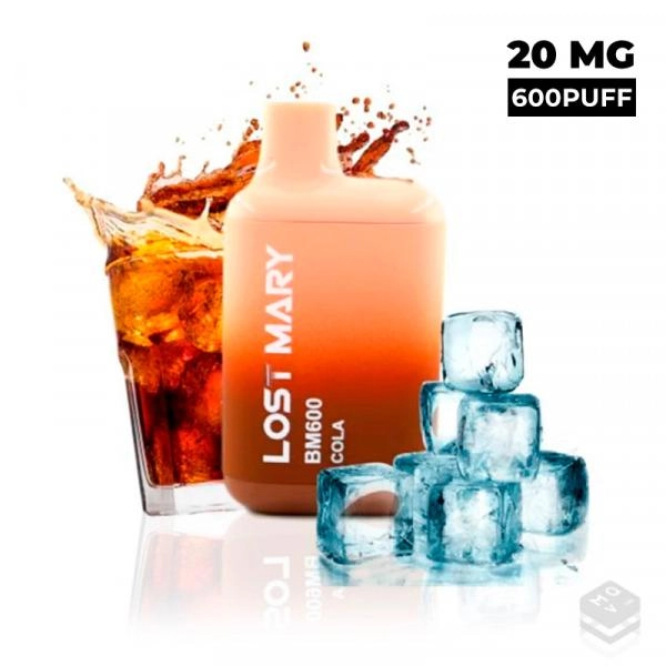 VAPER DESECHABLE LOST MARY BM600 COLA 20MG