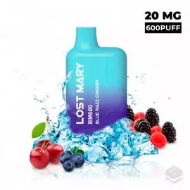 VAPER DESECHABLE LOST MARY BM600 BLUE RAZZ CHERRY 20MG