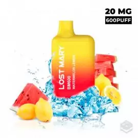 VAPER DESECHABLE LOST MARY BM600 WATERMELON LEMON 20MG