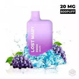 VAPER DESECHABLE LOST MARY BM600 GRAPE 20MG