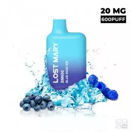 VAPER DESECHABLE LOST MARY BM600 BLUE RAZZ 20MG