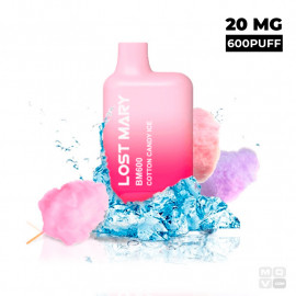 DISPOSABLE VAPE LOST MARY BM600 COTTON CANDY ICE 20MG