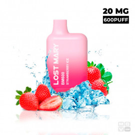 VAPER DESECHABLE LOST MARY BM600 STRAWBERRY ICE 20MG