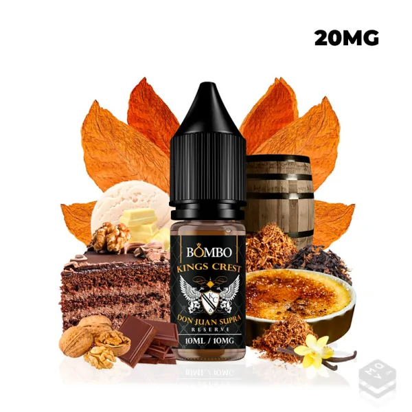 DON JUAN SUPRA RESERVE NIC SALTS BOMBO 10ML VAPE 20MG