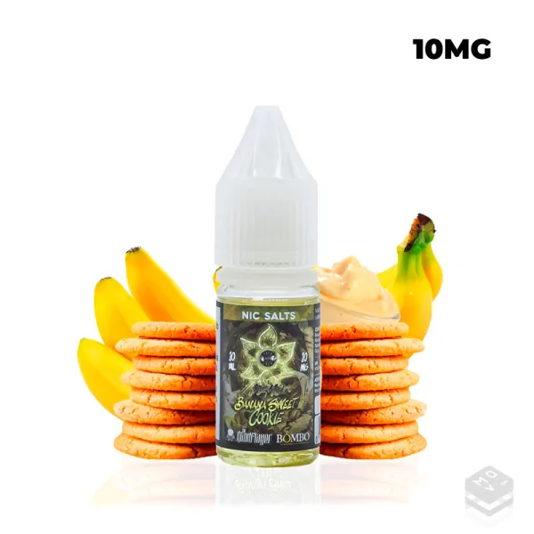 DEMO BANANA SWEET COOKIE THE MIND FLAYER & BOMBO 10ML NICOTINE SALTS