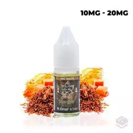 DEMO TABACO RUBIO CARAMELO THE MIND FLAYER & BOMBO 10ML NICOTINE SALTS