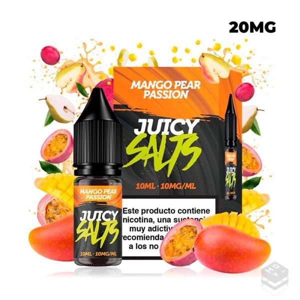 MANGO PEAR PASSION 10ML JUICY SALTS VAPE