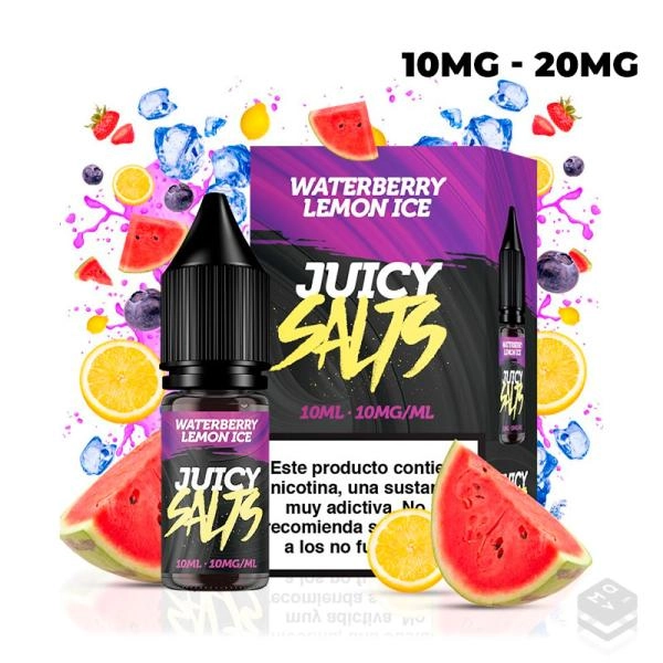 WATERBERRY LEMON ICE 10ML JUICY SALTS VAPE