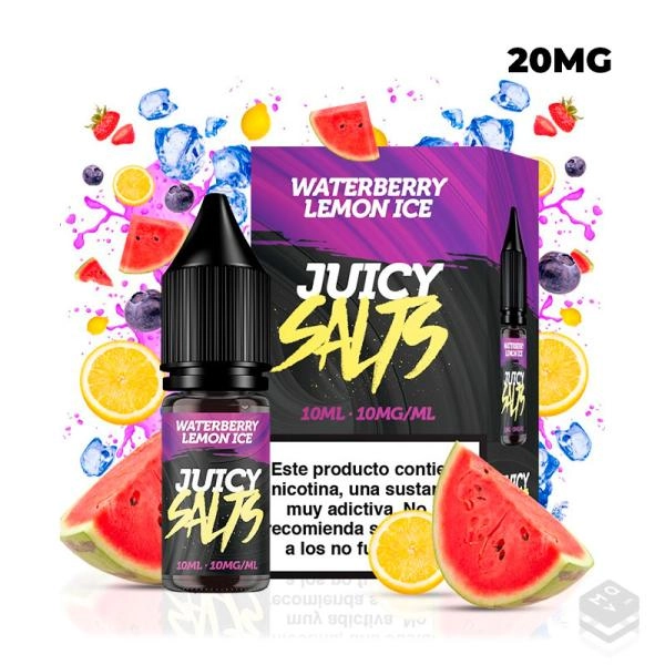 WATERBERRY LEMON ICE 10ML JUICY SALTS VAPE