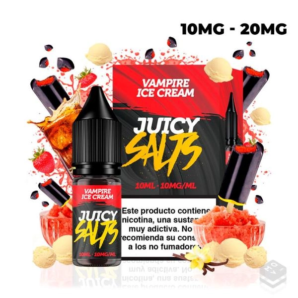 VAMPIRE ICE CREAM 10ML JUICY SALTS VAPE