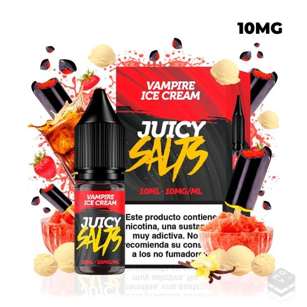 VAMPIRE ICE CREAM 10ML JUICY SALTS VAPE